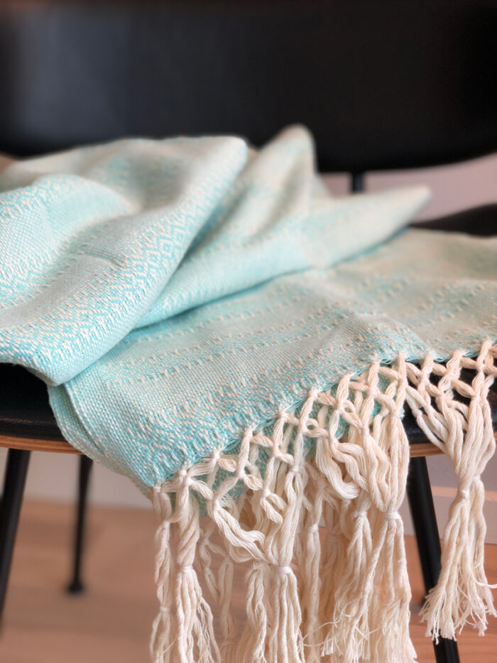 Rebozo Torklæde Emma Mint Vikle og Rebozo massage pic.1