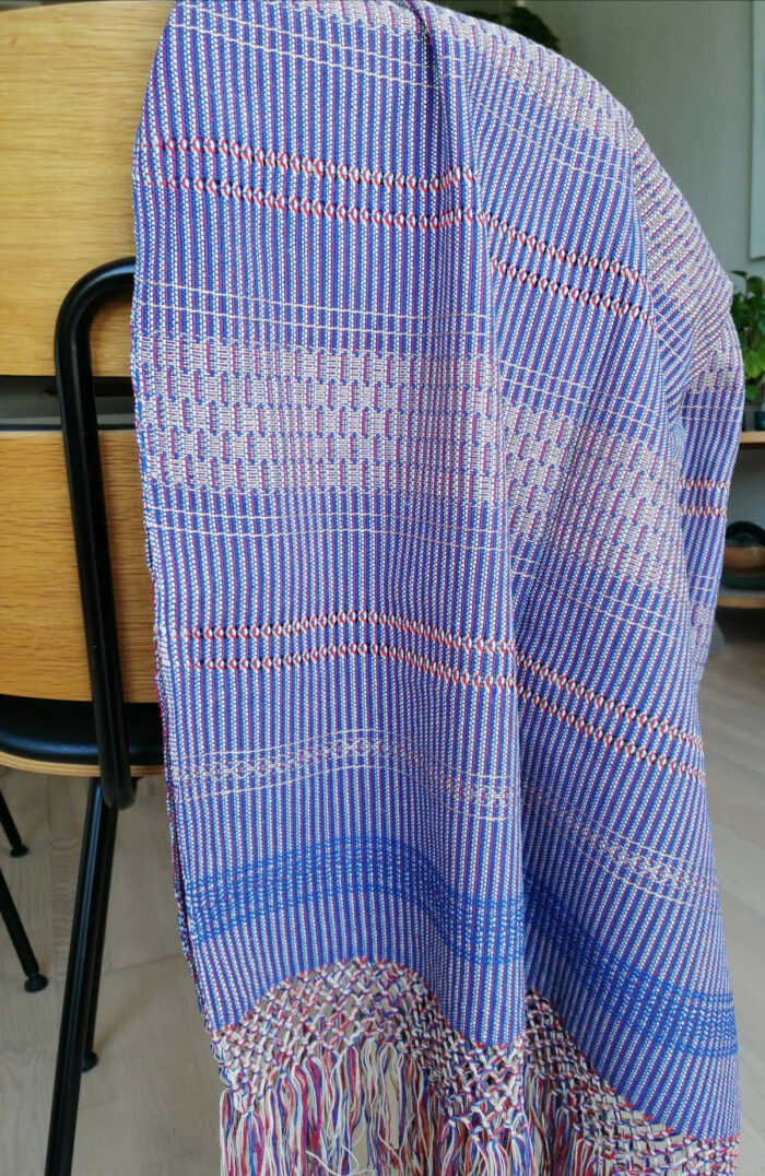 Rebozo Scarf Amaya Blue Baby Carrier and Rebozo massage p.4