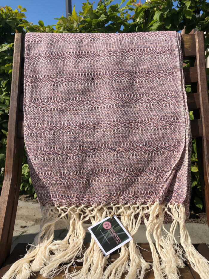 Rebozo Scarf Emma Purple Coral Baby Carrier and Rebozo massage pic.5