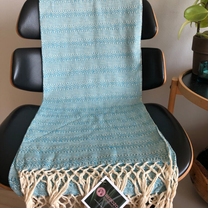 Rebozo Scarf Emma Turquoise Mint Baby Carrier and Rebozo massage b.2