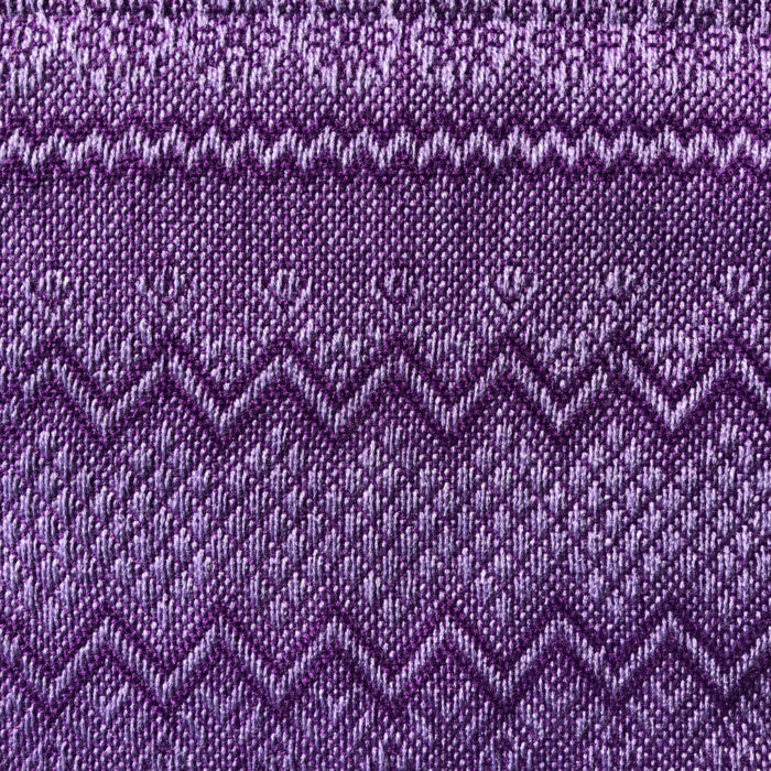 Rebozo Marie Purple tørklæde mønster