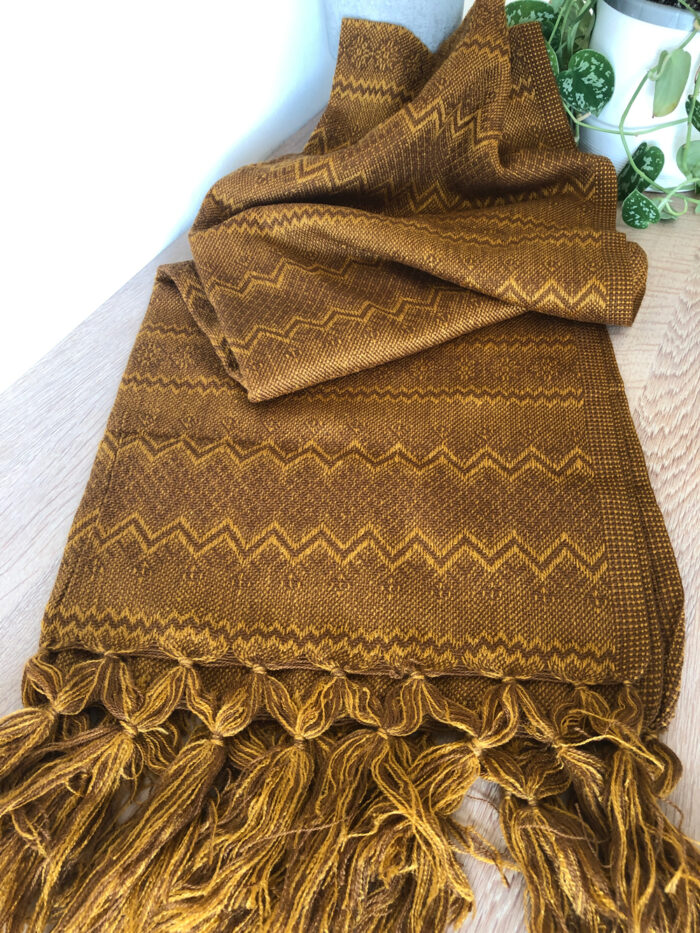 Rebozo Scarf Marie Mustard Baby carrier and Rebozo massage b.1