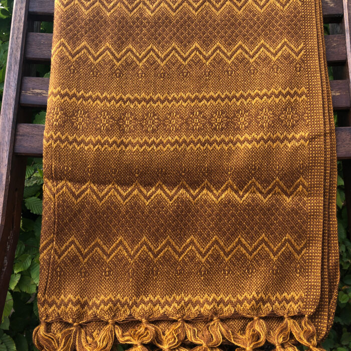 Rebozo Scarf Marie Mustard Baby carrier and Rebozo massage b.4