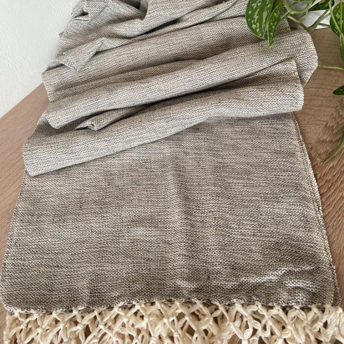 Rebozo Scarf Oscar Grey Sand Baby Carrier and Rebozo massage pic.2