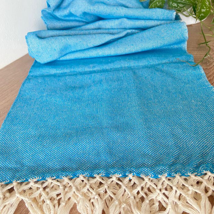 Rebozo Scarf Oscar Turquoise Baby carrier and Rebozo massage pic.5