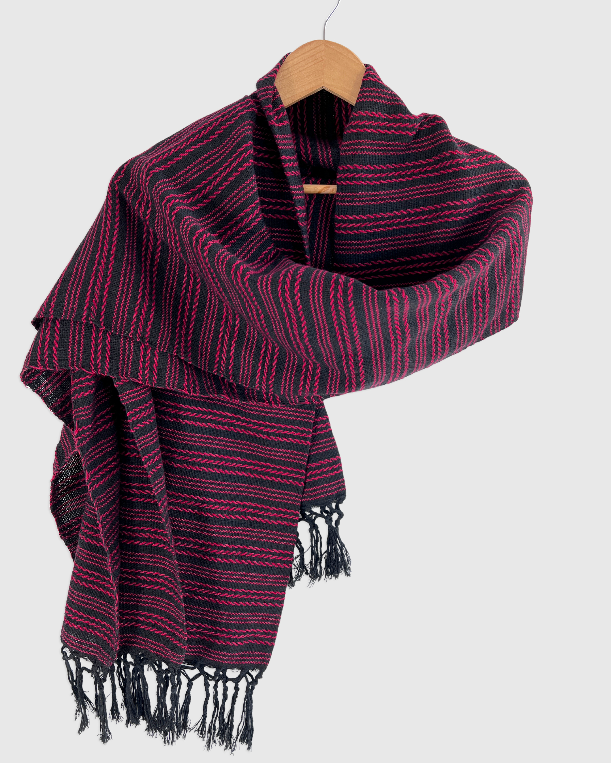 Rebozo Scarf Maria Red baby carrier and Rebozo massage pic.14