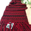 Rebozo Scarf Marie Red Black Baby Carrier and Rebozo massage pic.1