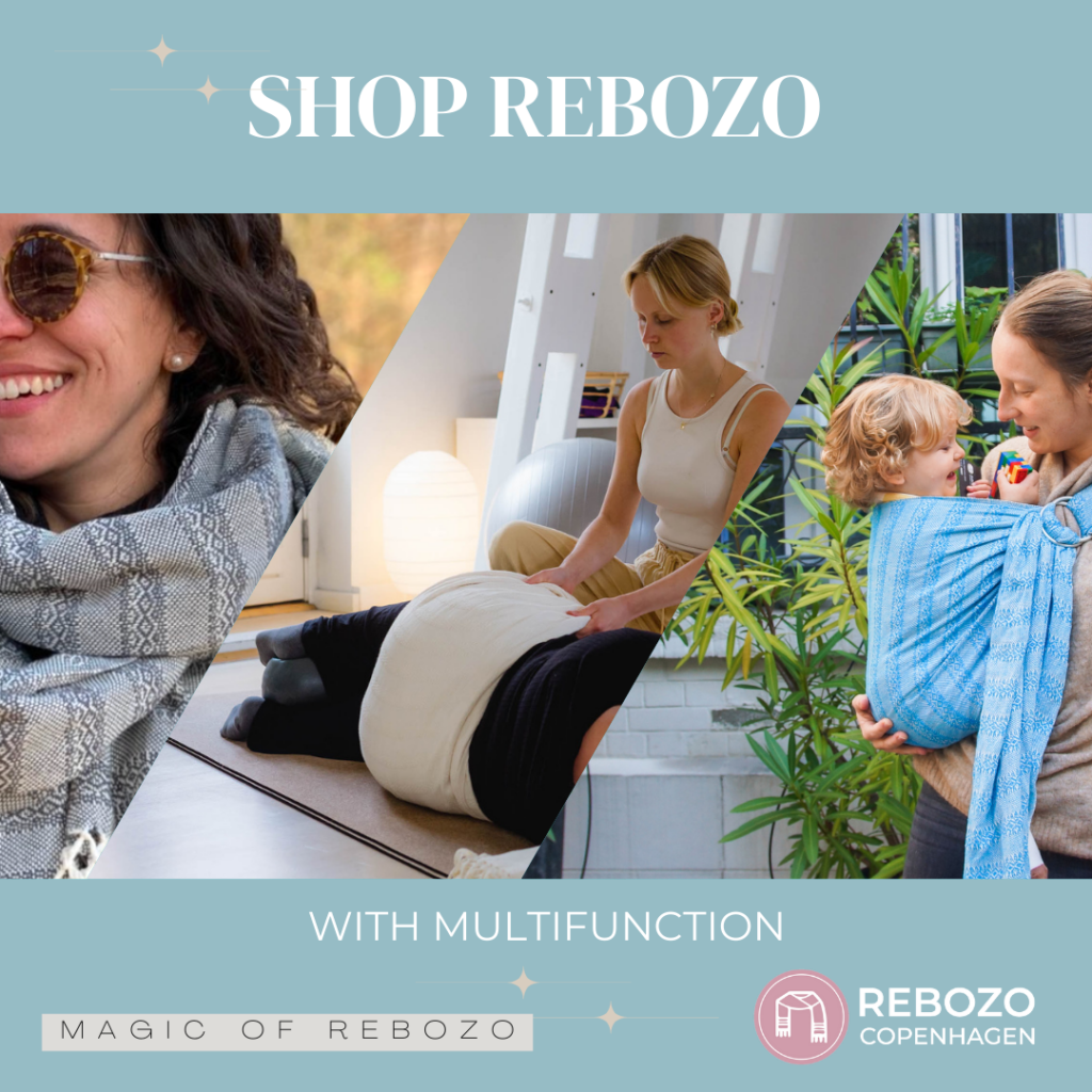 Køb rebozo med multifunktion. Rebozo massage, slynge og tørklæde.